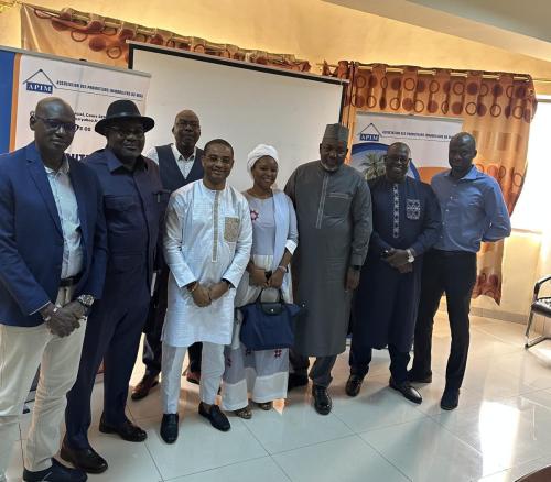 Rencontre avec le bureau de l'APIM ( Association Professionnelle des Promoteurs Immobiliers du Mali)1 15 Aout 2024